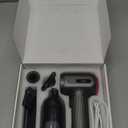 KMM Handheld Car Vacuum Cleaner, 4 in 1 Vacuum Cleaner 16000Pa Air Duster, 3-Speed Adjustable 120W High Power Vacuum Cleaner with LED Light and Multi-Nozzles for Car, Home, Office, Pet (Gray)