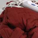 McJaw Electric Heated Blanket 72"x 84" Full Size, 4 Heating Levels and 10-Hour Auto Off, Lightweight and Breathable - Burgundy