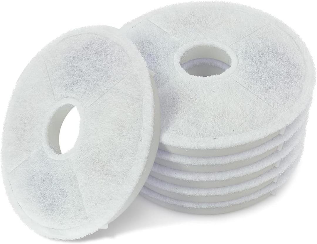 6 Pack Cat Water Fountain Filters, 3 to 4 Months Set for Clean and Fresh Water