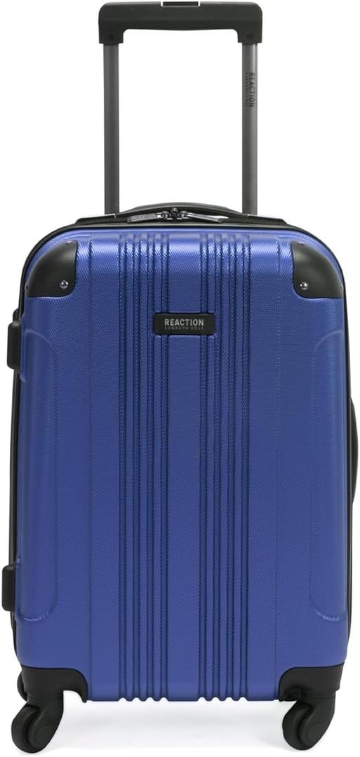Kenneth Cole REACTION Out of Bounds Lightweight Hardshell 4-Wheel Spinner Luggage, Cobalt Blue, 20-Inch Carry On
