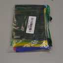 6pcs Mesh Bags with Zipper Nylon Makeup Cosmetic Bag Pouches Mini Zipper Mesh Bags Travel Organizer Case For Purse Travel Toiletry Bag For Toiletry Coin Lipstick Key Card Office Supplies Multicolor