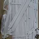 Whitmor Over the Door Shoe Organizer - Holds up to 36 Pairs of Shoes - Metal & Mesh - White