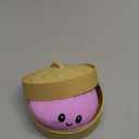 Dumpling Squishy Toys, Gaint Dumpling Squishy Mystery Box, Colorful Squishies Dumplings Stress Balls Toy, Stocking Stuffers with Food Steamer Stretchy Desk Toy (Pink)