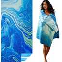 Microfiber Lightweight Beach Towel Sand Free Quick Dry Absorbent Thin Compact Towels for Swimming Pool Camping Beach Accessories Large Easy Pack Travel Things for Vacation Essentials Gift Adult