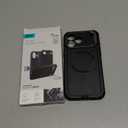 ESR for iPhone 17 Pro Max Case with Stash Stand, 7X Military-Grade Drop Protection with Camera Control, Shock-Absorbing Phone Rugged Cover, Compatible with MagSafe Accessories, Cyber Series, Black