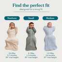 Love to Dream Swaddle UP, Baby Sleep Sack, Self-Soothing Swaddles for Newborns, Improves Sleep, Snug Fit Helps Calm Startle Reflex, New Born Essentials for Baby, 1.0 TOG, 8-13 lbs, Deep Olive, S