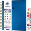 Clever Fox Budget Planner  Coiled Finance Book, Monthly Financial Journal, Budgeting Organizer & Expense Tracker Notebook, 8.5x9.5 (Mystic Blue)