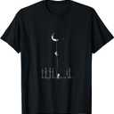 Astronaut on the Moon for Space Lovers T-Shirt, L