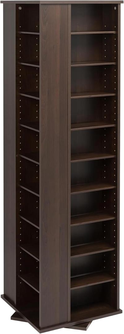 Espresso Transitional Composite Media Cabinet