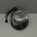 Waxkiss 14Oz Wax Warmer for Hair Removal, Professional Wax Melting Machine for Women Men With Aluminum Pot And See-Through Lid (Black01)