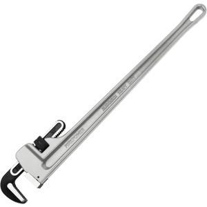 MAXPOWER 30-inch Pipe Wrench, Aluminum Straight Plumbing Wrench Heavy Duty Adjustable Pipe Wrench