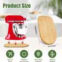 Bamboo Mixer Slider Compatible With Kitchenaid Stand Mixer,Easy-To-Move, Countertop-Protecting Mixer Accessories (4.5-5Quart)