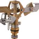 Orbit 55032 1/2" BRS Sprinkler Head, Connection, Silver and Gold