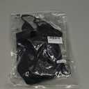 Women Camisole Ballet Leotards for Dance Gymnastics Outfits Drawstring, Full Front Lining (Medium, Black)