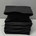 OIAHOMY 4 Pack Storage Baskets for Organizing, Cube Storage Bins for Shelves, Rectangle Storage Baskets With Handles, Woven Baskets for Storage, 12.7''Lx9''Wx7.8''H, Black