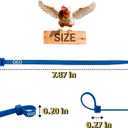 Vibrant 120Pcs Chicken Leg Bands-Easily Identify Your Poultry with Colorful Leg Bands-Durable and Laser Engraved for Long-Lasting Visibility-Perfect for Chicken,Duck,and Goose Owners