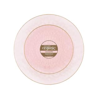 Organic Hammered Pink Gold Rim Collection 7"+10" Case of 128 (4 packs x 32)