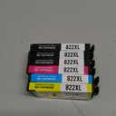 LEMERO Remanufactured for 822XL Ink Cartridges Replacement for Epson 822 822 XL Ink Combo Pack for Workforce Pro WF-3820 WF-3823 WF-4820 WF-4830 WF-4833 Printer (3 Black 1 Cyan 1 Magenta 1 Yellow)
