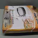 Nonstick Grill Pan with Folding Handle, 11in/ 28cm Lightweight Grill Pan for Stove Tops, 1.76lbs Versatile Griddle Pans with Pour Spouts, Square Grilling Skillet Steak Pan for Indoor Outdoor Camping