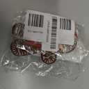 Christmas Felt Gingerbread with Initials, Gingerbread Man Embroidery Felt Letter Xmas Decor, Cute Monogram Knitted Rustic Hanging Ornaments Pendants for Party Fireplace Tree Home Decorations (M)