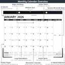 2026-2027 Desk Calendar Run now to Jun 2027, 18 Monthly Desk Calendar 2026-2027 Large, 22'' x 17'', 2026 Desk/Wall Calendar with Desk Pad, To-do Lists, Ruled Blocks, Corner Protectors, Lay Flat