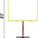 Franklin Sports Authentic Steel Football Goal Post 8.5' x 5.5' - Post for Kids - Football Goal Post Set - Kicking Field Goals - Youth Football Set - Portable Football Goal Post