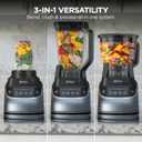 Ninja UltraCrush Pro Kitchen System, 1500W, 72oz Blender, Silver, BP401