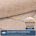 PURRUGS Machine Washable Kitchen Rug 24" x 35.5", Non-Slip/Skid Kitchen Runner Rugs & Floor Mats, Super Absorbent Soft Standing Mats for Kitchen, Sink & Laundry, Beige