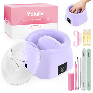 Nail Soaking Bowl Heated: 50% Faster Nail Soak off Bowl for Women Nail Beginner