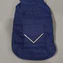 MIGOHI Warm Dog Winter Coat - Winter Dog Jacket, Reflective Windproof Fleece Vest with Leash Hole and Furry Collar (Small, Blue)