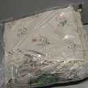 Farmhouse Floral Curtains 96 Inches Long 100% Blackout Living Room Drapes, Linen Blend Bohemian Window Curtain Panels with Tassel Bedroom 2 Panels Thermal Insulated Room Darkening