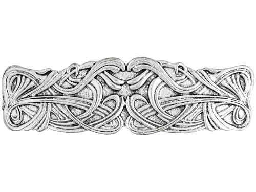 HAQUIL Viking Vintage Rectangular Hairclip, Retro Hair Clip, Celtic Knot Protection, Hair Barrettes Jewelry Hair Accessories Gift for Women