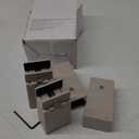 Bed Risers with Adjustable Screw Clamp, Fits Thickness of Furniture Frame from 0 to 1.5 Inch, Elevation in Heights 4" Heavy Duty Risers for Table Cabinet Dresser Support up to 5000lbs (4Pack, Beige)