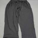 Men's Loose Fit Cotton Sweatpants with Zippered Pockets, Gym Lifestyle Pants (Grey)