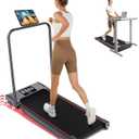 Walking Pad Treadmill with Incline and Handle Bar, 7.5MPH Under Desk Treadmill for Home Office, 360 Lbs Capacity Portable Treadmills with Remote Control, Led Display
