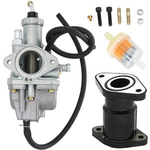 Carburetor for Yamaha Timberwolf 250 Compatible with 1992-2000 Yamaha Timberwolf 250 YFB250 YFB250FW Carb, YFB250 Carburetor with Intake Manifold Boot Kit