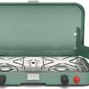 Coleman Cascade 222 2-Burner Camping Stove, Portable Cooktop with 22,000 BTUs, Matchless Lighting, & Dual Wind Guards, Great for Outdoor Cooking, Camping, Tailgating, Grilling, BBQs, & More