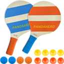 Pandahero Beach Paddle Ball Replacement Set - 12 Colorful High Visibility Waterproof Balls, Suitable for Smash Ball, Pro Kadima, and All Kinds of Outdoor Beach Paddle Games