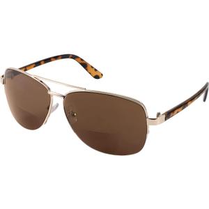 FEISEDY Reader Sunglasses for Men Women Bifocal for Reading Under Sun Glasses B2718