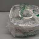 Bread Box for Kitchen Countertop, 12L/406floz Airtight Food Storage Containers with Lids, Flour Container for Homemade Sourdough Bread, Portable with Handle, Clear Plastic