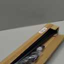 Black Curtain Rods 2 pack for Windows 30-62 inch Adjusts Length by Splicing, 5/8" Diameter Matte Black Small Curtain Rods for Bedroom, Living Room, Kitchen, Outdoor, Farmhouse