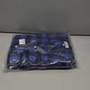 QZH.DUAO Matching Family Christmas Pajamas Set Long Sleeve Holiday Warm Sleepwear Couple Button Down Pjs Set (Women, X-Small, 1 Pack, Black Blue)