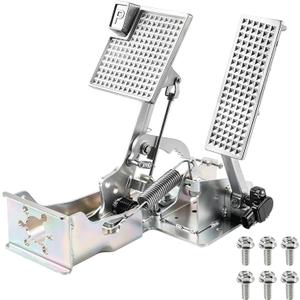 Panglong 2014-UP Golf Cart Accelerator and Brake Pedal Assembly with Screws, Suitable for 2014-UP Yamaha Electric Golf Cart, Refer OEM# JW9-F7850-30, JW9-F7850-33-00, J0H-F7850-03-00, J0H-F7850-20-00