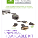 Cable HDMI Adapters | Mini HDMI, Micro HDMI, and DVI Adapters | Retractable Adapter HDMI Cable