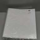 Samsill 1.5 Inch 3 Ring Binders, Made in USA, Economy Round Ring, Clear View Cover, 325 Sheet Capacity - for School, Home, Office - White, 4 Pack