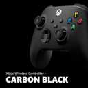 Xbox Wireless Gaming Controller | Carbon Black | Console, PC, & Android | Textured Grip | Wireless, Bluetooth, USB-C Connectivity