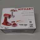 Metal Food Grinder Attachments for KitchenAid Stand Mixers, Meat Grinder, Sausage Stuffer, Perfect Mixer Attachment for KitchenAid Mixers, Silver(Machine/Mixer Not Included)