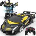 BLUEJAY Transform Rc Cars for Boys 4-7 8-12, 2.4Ghz Remote Control Car 1:18 Scale Transforming Robot, One-Button Deformation 360 Rotation Car Toy Gifts for Boys 3-5