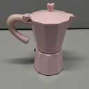 Paris Hilton Stovetop Espresso and Coffee Maker, Italian & Cuban Style Coffee Pot with Iconic Heart Knob, Perfect for Rich Aromatic Espresso, Makes up to 6 Espresso Cups, Pink