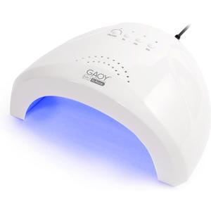 GAOY Fast Curing Lamp Professional Salon-Graded UV LED Curing Light with Powerful 30 LED Beads and Automatic Infrared Sensor 3 Timers for Gel Nail Polish Acrylic Gel Nail Dryer (White)